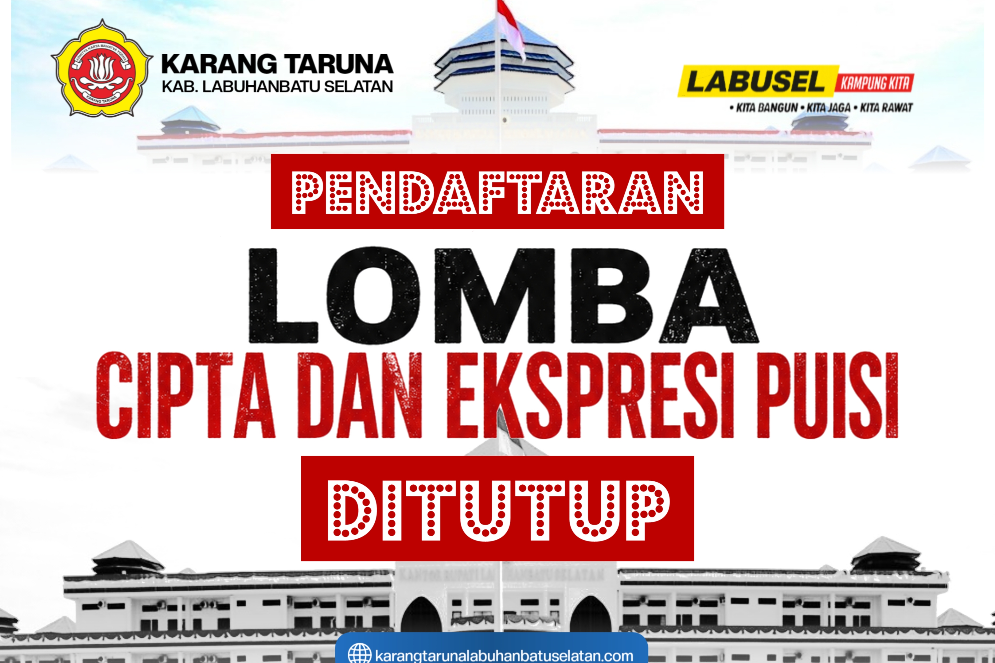 PENDAFTARAN CIPTA DAN EKSPRESI PUISI RESMI DITUTUP